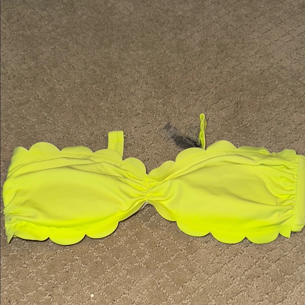 PINK Victoria's Secret Yellow Bandeau Bikini